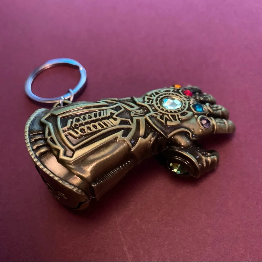 Thanos infinity stone key chain
